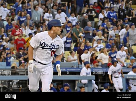 Los Angeles Dodgers Will Smith Hits A Three Run Homer During The First Inning Off Los Angeles