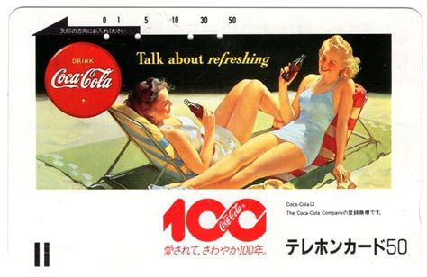 Altes Coca Cola Plakat Auf Telefonkarte Aus Japan Kaufen Auf Ricardo