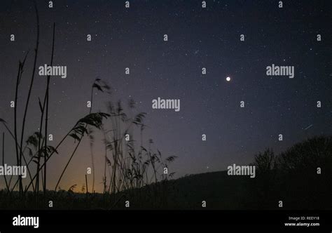 Super Blood Wolf Moon Eclipse Stock Photo Alamy