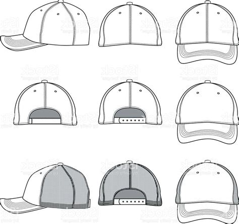 Trucker Hat Template Illustrator