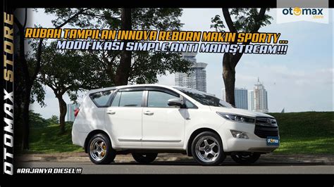 Modifikasi Toyota Innova Reborn Pakai Velg Lenso Project D1 SE