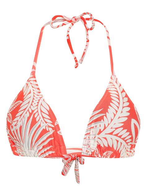 Lygia Nanny Iasmin Bikini Top In Orange Modesens