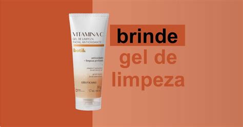 Brinde Gel De Limpeza Facial Antioxidante Botik Vitamina C Foto O