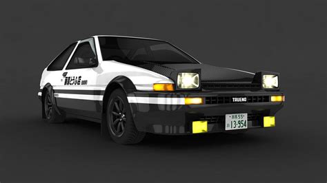 Takumi Ae86 Model Turbosquid 1703838