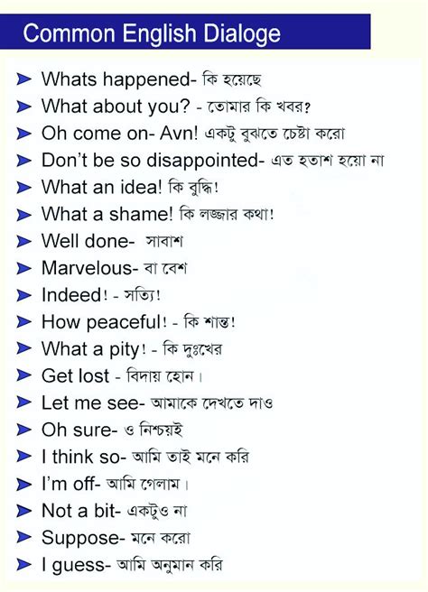 Spoken English with Bengali: Common English Dialogue 02 | English ...