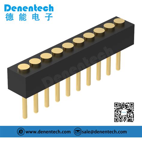 Denentech Factory Directly Supply Mm Pogo Pin H Single Row