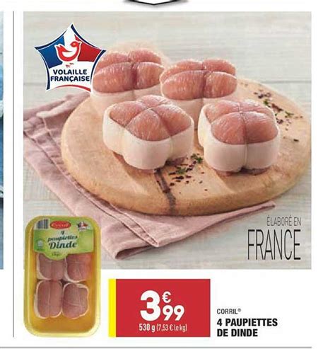 Promo Corril 4 Paupiettes De Dinde Chez Aldi ICatalogue Fr