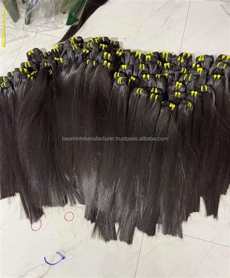 Vietnamese And Cambodian Super Double Drawn Straight Raw Virgin Real Human Hair From Wholesale