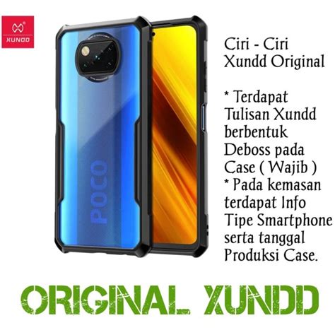 Jual XIAOMI POCO X3 XUNDD ORIGINAL HARD SOFT CASE BENING POCOPHONE