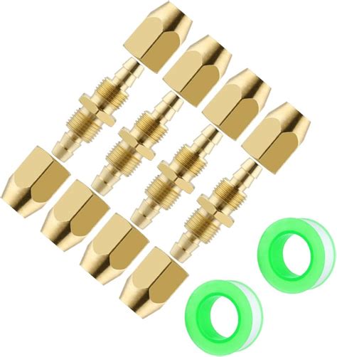 14 Air Hose Repair Fittings 4 Pack Brass Air Hose