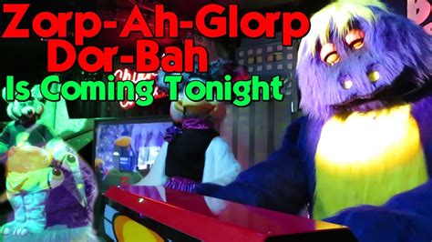 Chuck E Cheese Zorp Ah Glorp Dor Bah Is Coming Tonight Springfield