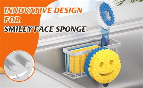 Amazon Murlong Sponge Holder Smiley Face Sink Caddy For Kitchen