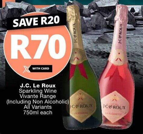 J C Le Roux Sparkling Wine Vivante Range Including Non Alcoholic All