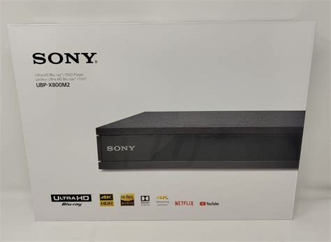 Sony UBP X800M2 4K UHD Bluray Blu Ray Player Dolby Atmos Bluetooth