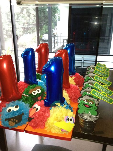 Pin By Amy Sumpaico On Sesame Street Party Sesame Street Birthday Decorations Sesame Street