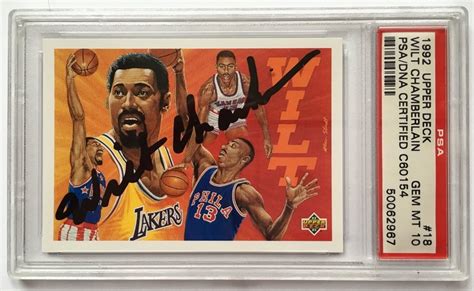 Auction Prices Realized Basketball Cards 1992 Upper Deck Wilt ...