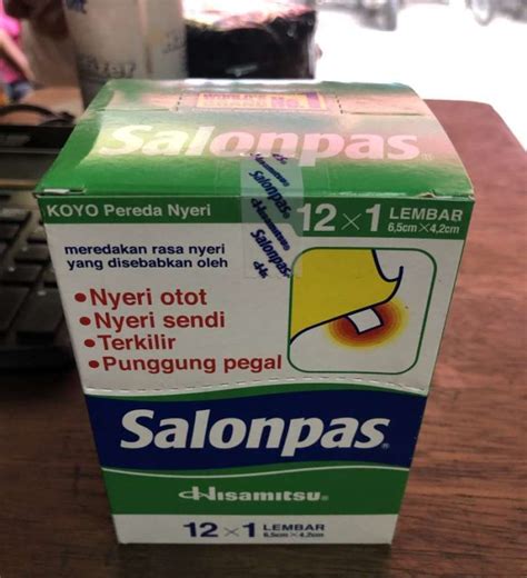 Promo Salonpas koyo - 1 box (10 sachets @ 12 lembar) Diskon 38% di ...