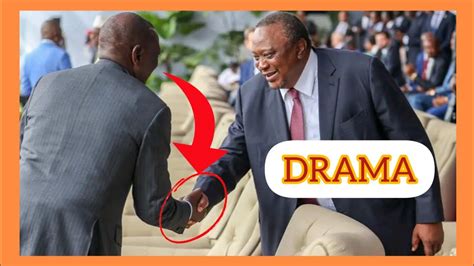 Panicked Ruto Rushing To Shake Uhurus Hand Footage In Congo Exposed