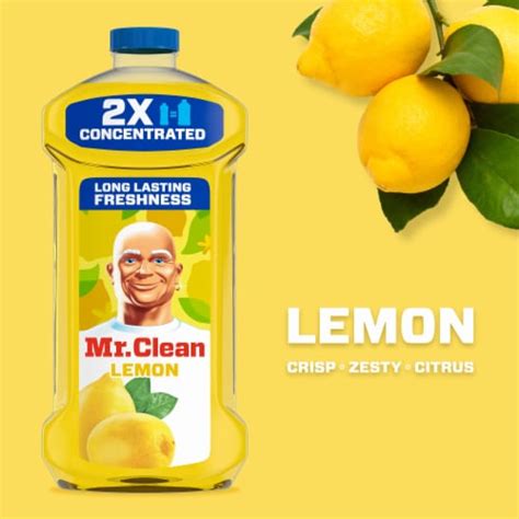 Mr Clean 2x Concentrated Multi Surface Cleaner Lemon Scent 64 Fl Oz Pick ‘n Save