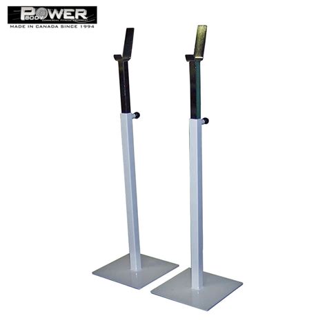 800 HEIGHT ADJUSTABLE SQUAT STANDS Power Body Fitness Inc