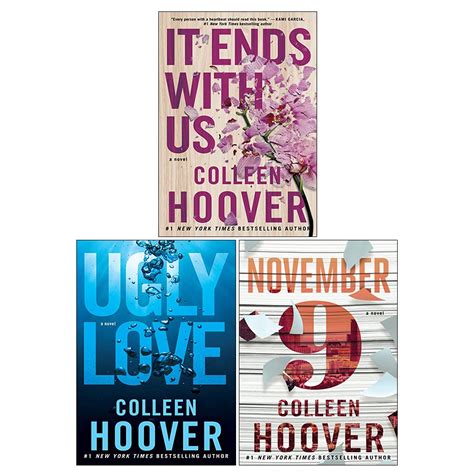 Colleen Hoover Collection 4 Books Set It Ends With Us Ugly Love