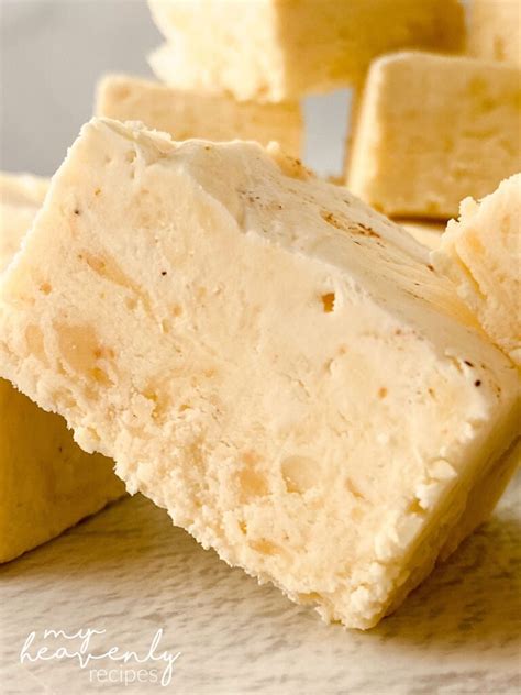 Eggnog Fudge Recipe My Heavenly Recipes