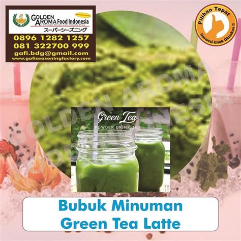 Jual Bubuk Minuman Rasa Teh Hijau Kg Green Tea Drinking Powder Enak