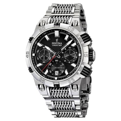 Festina Hombre Chrono Bike Tour De France 2014 F16774 4 Correa De Acero