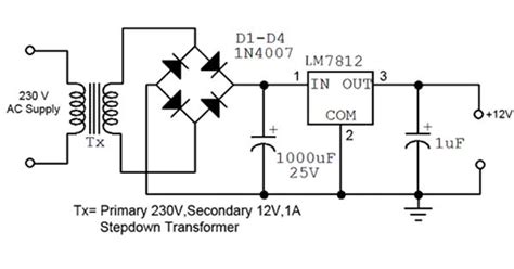 Power Supply Schematic Diagram V