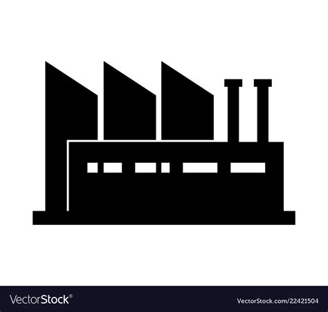 Industry Icon Royalty Free Vector Image Vectorstock