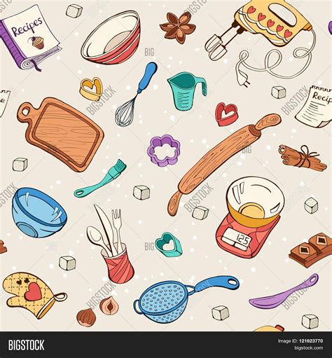 Baking Tools Vector Photo Free Trial Bigstock