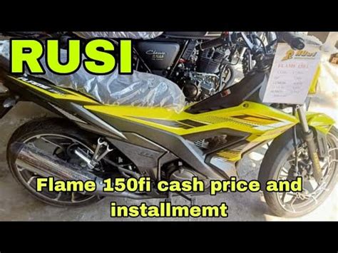 Rusi Flame 150fi New Model 2023 Cash Price And Installment Update