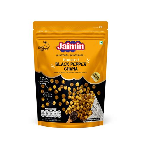 Jaimin Roasted Black Pepper Chana House Of Raja S Indian Superstore