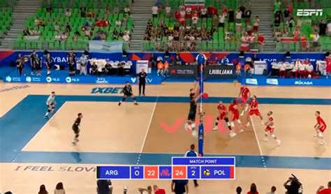 Argentina vs Polonia vóley EN VIVO resultado ganó Polonia por 3 0 el