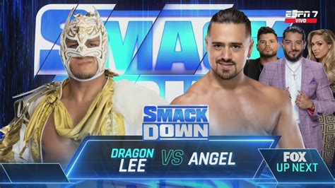 Dragon Lee Vs Angel Garza Parte 2 WWE Smackdown 08 03 2024 En