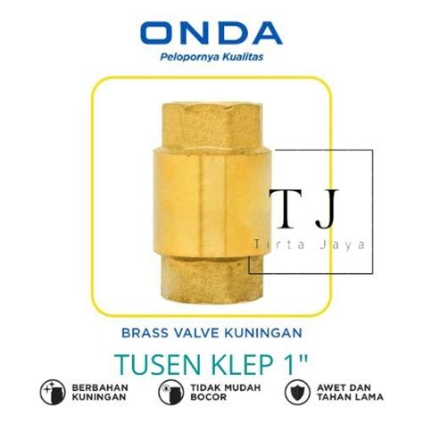 Jual Onda Tusen Klep Brass Kuningan Foot Valve Foot Klep Check Valve