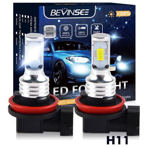 2x 100W H11 H8 LED Fog Light Bulb For Buick LaCrosse 2005 2013 Verano