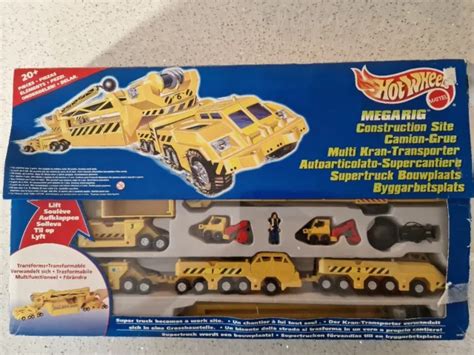 HOT WHEELS MEGA Rig Construction Site Mattel COMPLETE Hardly Used PicClick UK