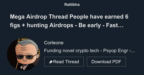 Mega Airdrop Thread People Have Earned Figs Hunting Airdrops Be