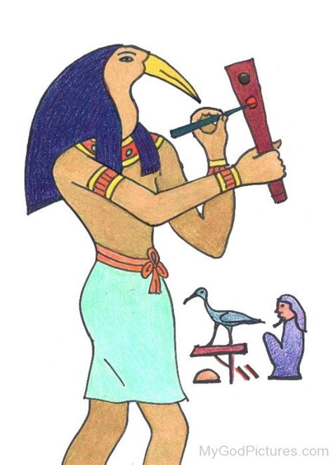 Drawing Of Thoth