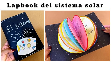 Proyecto Escolar Sistema Solar Hecho En Cartulina Lapbook Youtube