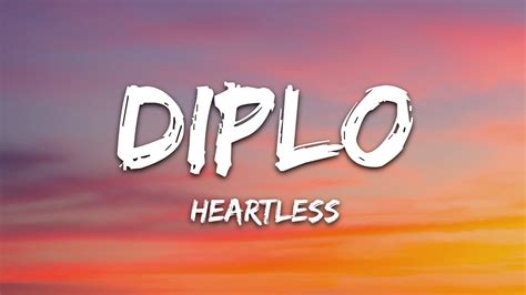 Diplo - Heartless (Lyrics) ft. Morgan Wallen Chords - Chordify