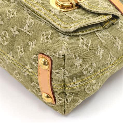 Louis Vuitton Louis Vuitton Baggy Pm Green Monogram Denim Crossbody