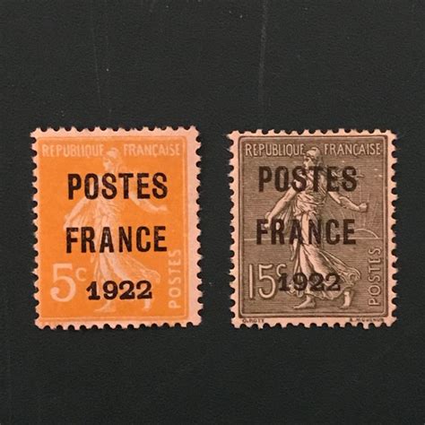 France 1922 Preo Poste France 1922 Yvert 36 37 Catawiki