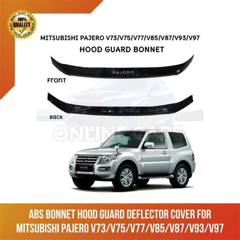 CAOS ABS Bonnet Hood Guard Deflector Cover For Mitsubishi Pajero V73