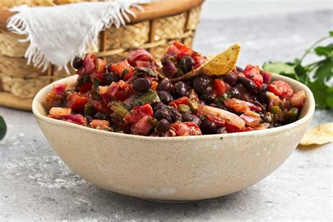 Spicy Black Bean Salsa Without Corn Any Reason Vegans