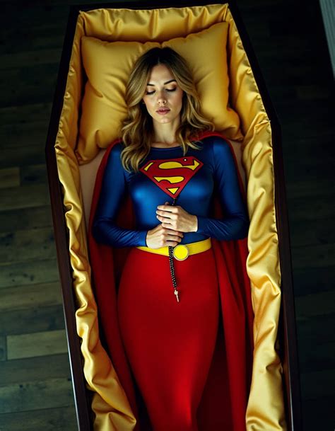 Open Casket Rosary Service Of Supergirl By Opencasketlover On Deviantart