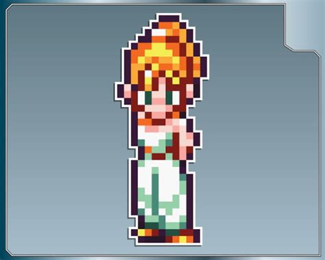 MARLE Sprite No. 1 From Chrono Trigger 16 Bit Vinyl Decal | Etsy