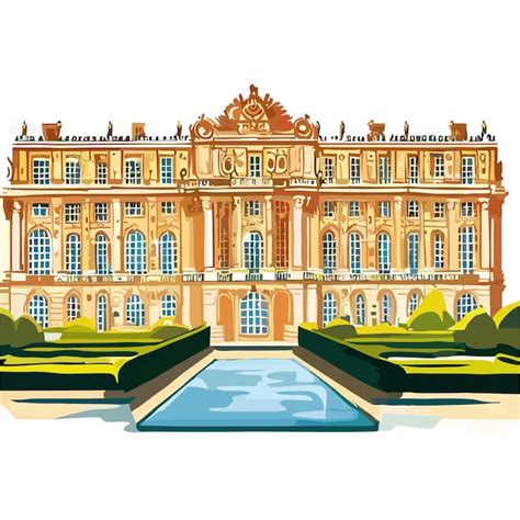 Premium Vector Palace Of Versailles Vector 8