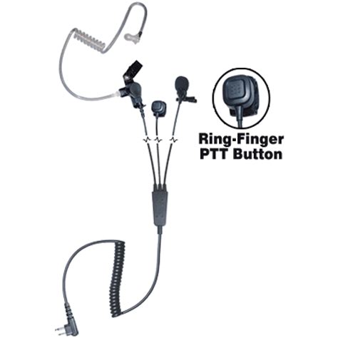 Surveillance Headset Earpiece Stealth Earpiece Two Way Direct